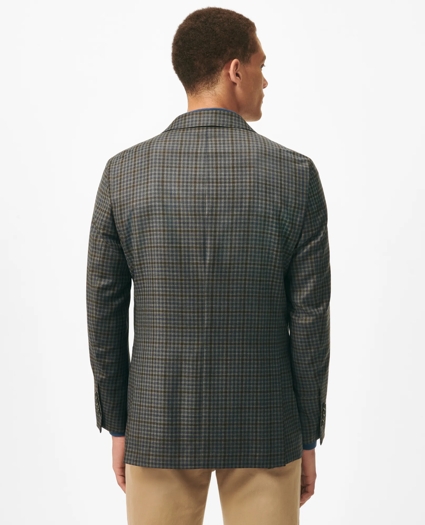 Slim Fit Gingham Sport Coat in Wool, image 4