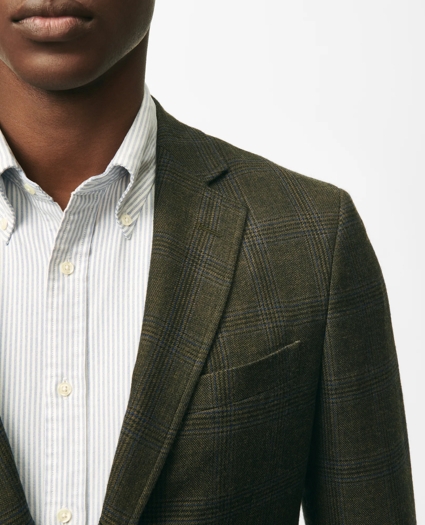 Classic Fit Checked Sport Coat in Wool, image 3