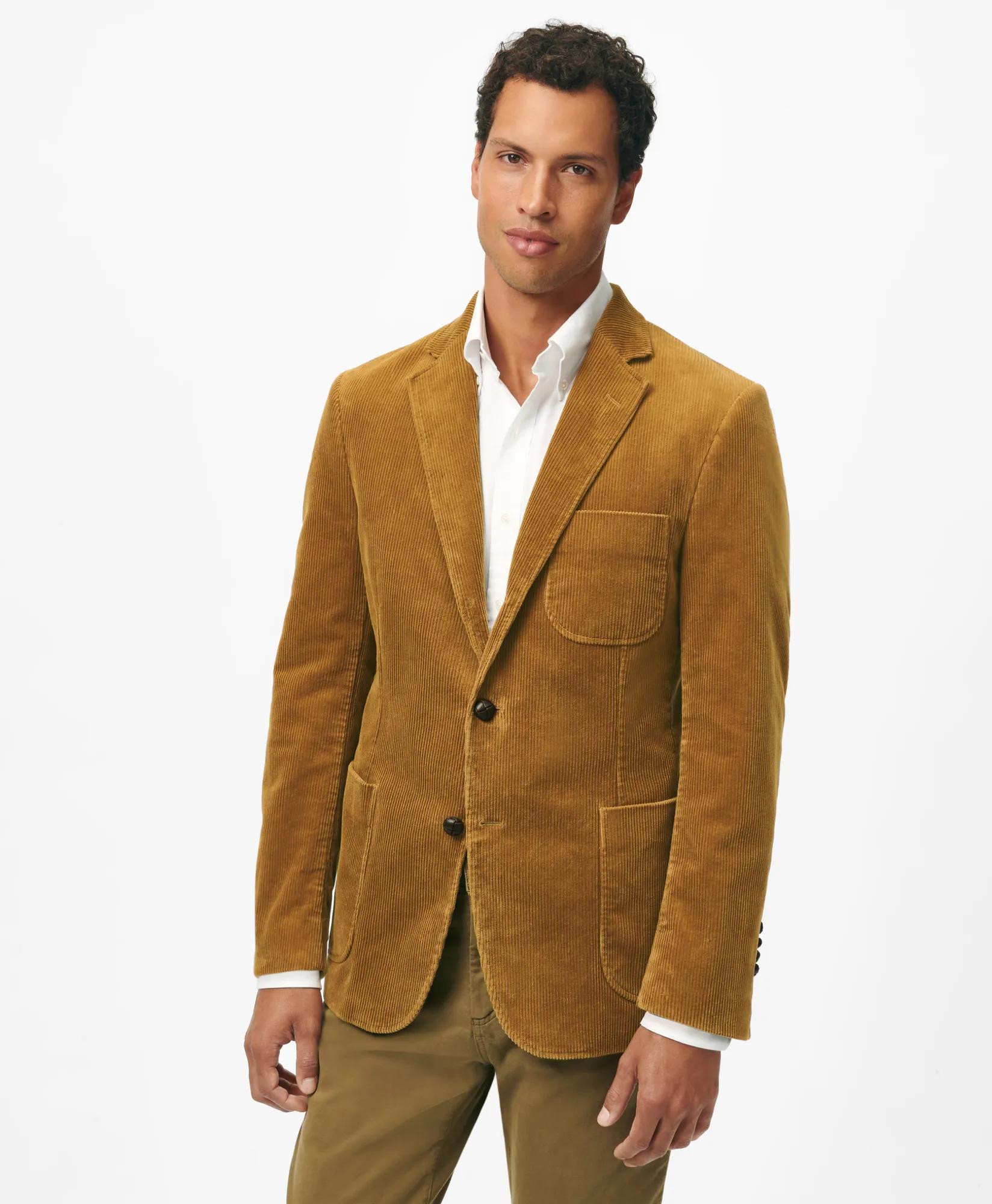 Classic Fit Patch Pocket Sport Coat in Wide-Wale Cotton Corduroy