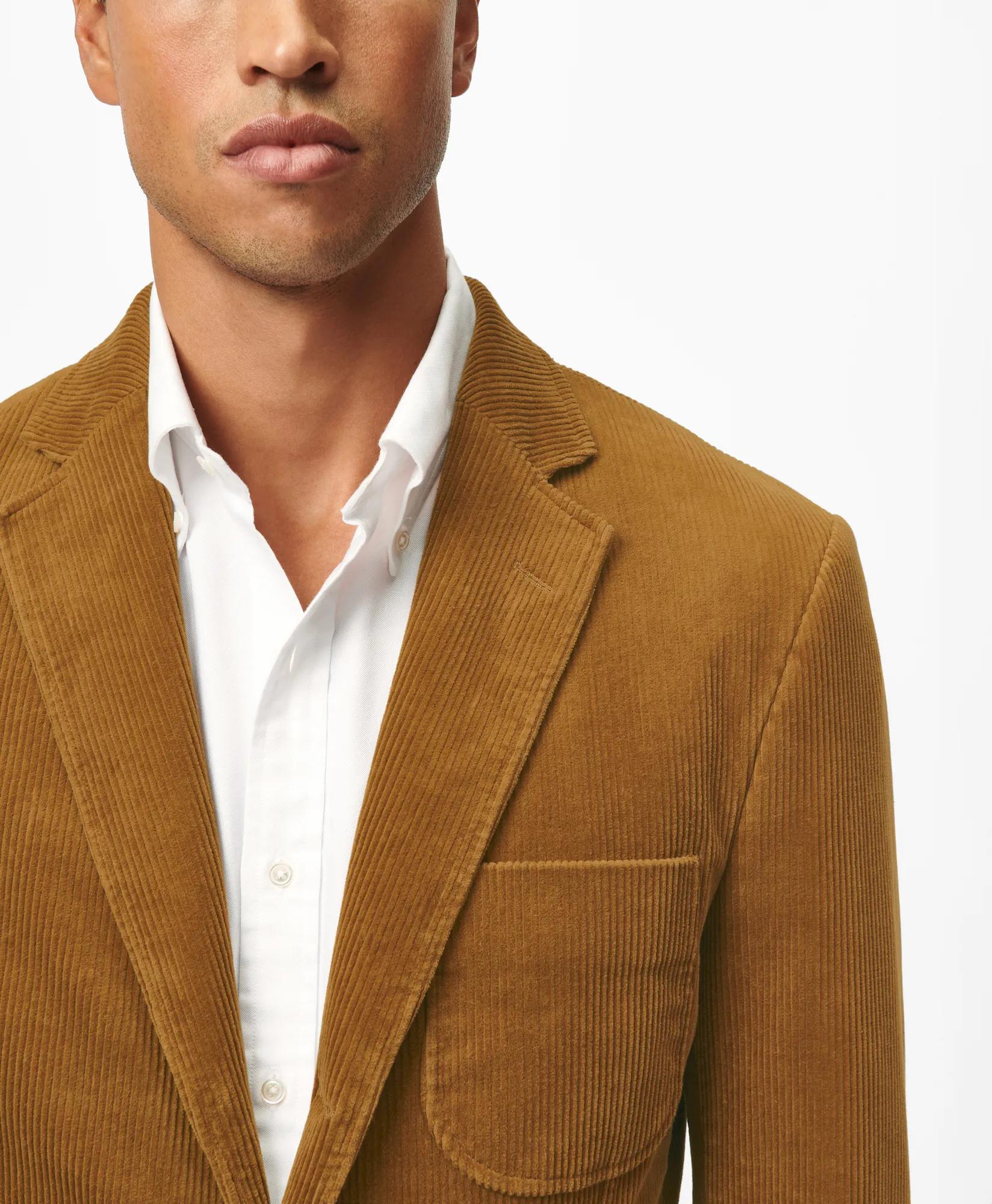 Classic Fit Patch Pocket Sport Coat in Wide-Wale Cotton Corduroy