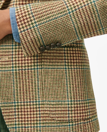 Classic Fit Wool 1818 Sport Coat in Glen Plaid, image 4