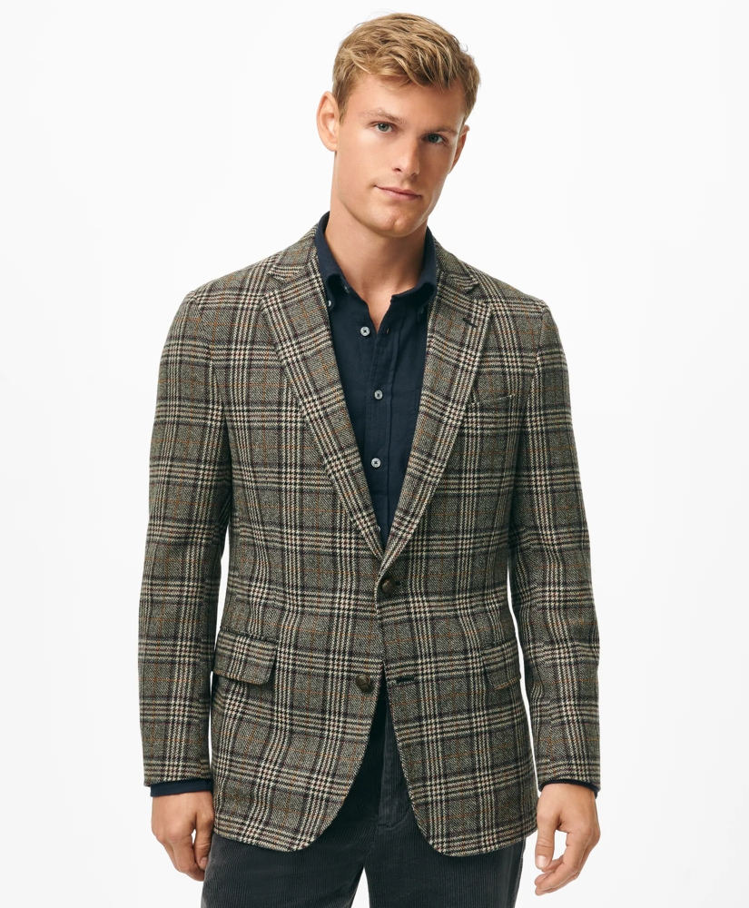 Classic Fit Wool 1818 Sport Coat in Plaid Tweed, image 1