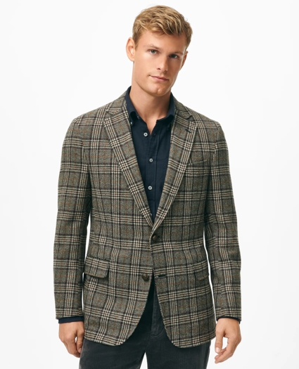Classic Fit Wool 1818 Sport Coat in Plaid Tweed, image 1