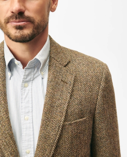 1818 No. 1 Sack Sport Coat in Herringbone Harris Tweed, image 2