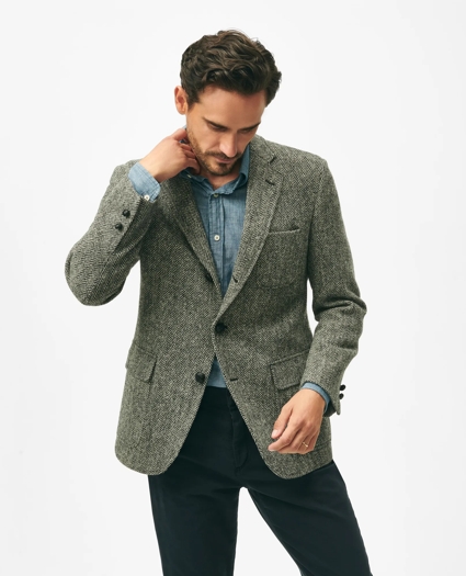 1818 No. 1 Sack Sport Coat in Herringbone Harris Tweed, image 1