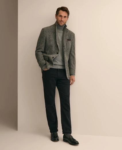 No. 1 Sack Sport Coat in Herringbone Harris Tweed, image 2