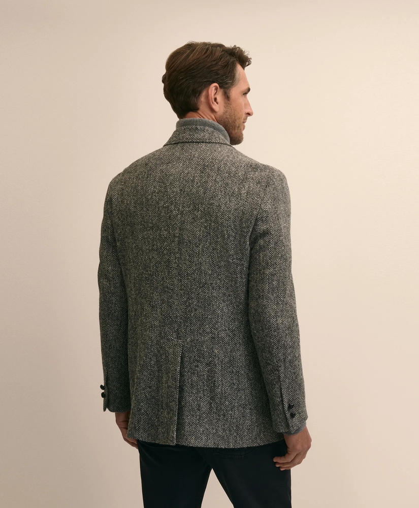 No. 1 Sack Sport Coat in Herringbone Harris Tweed, image 3