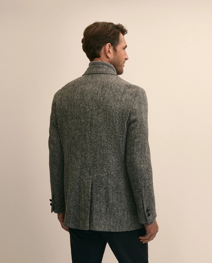 No. 1 Sack Sport Coat in Herringbone Harris Tweed, image 3