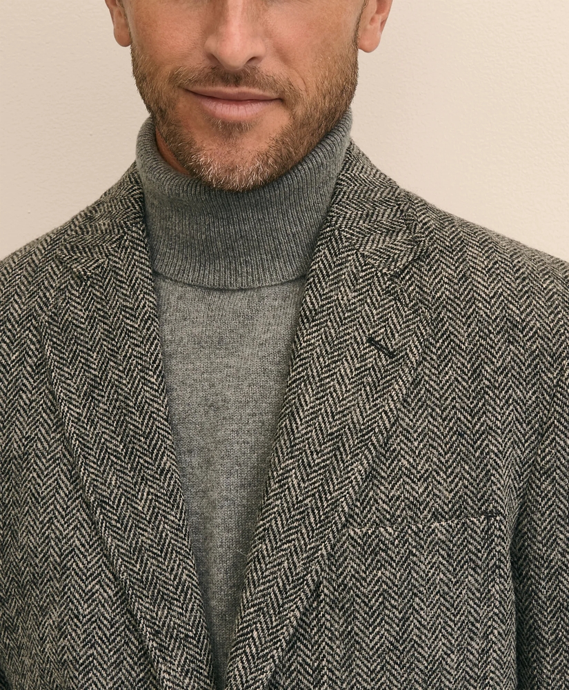 No. 1 Sack Sport Coat in Herringbone Harris Tweed, image 4