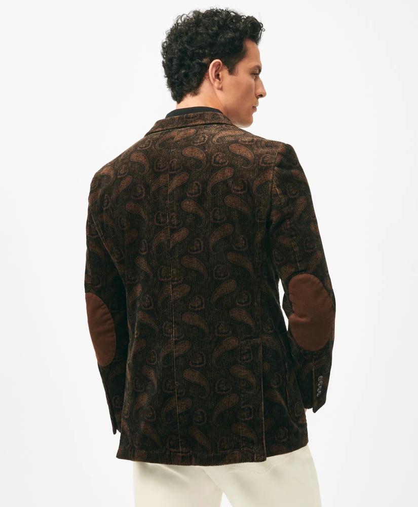 Slim Fit Sport Coat in Paisley Cotton Blend Corduroy, image 4