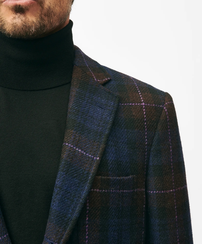 1818 No. 1 Sack Sport Coat in Checked Harris Tweed, image 2