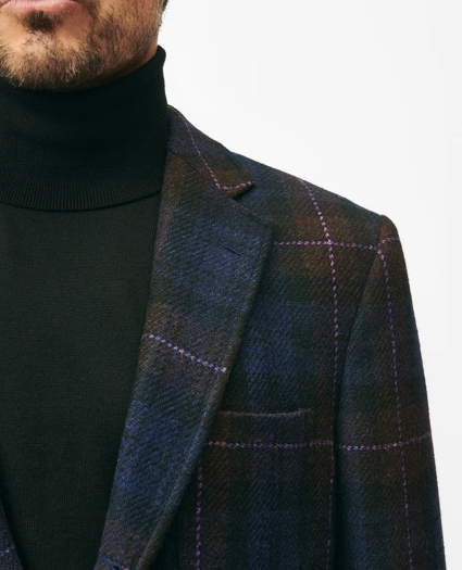 1818 No. 1 Sack Sport Coat in Checked Harris Tweed, image 2