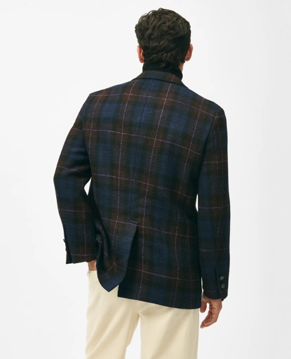 1818 No. 1 Sack Sport Coat in Checked Harris Tweed
