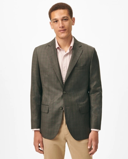 Slim Fit Checked Sport Coat in Wool, image 1