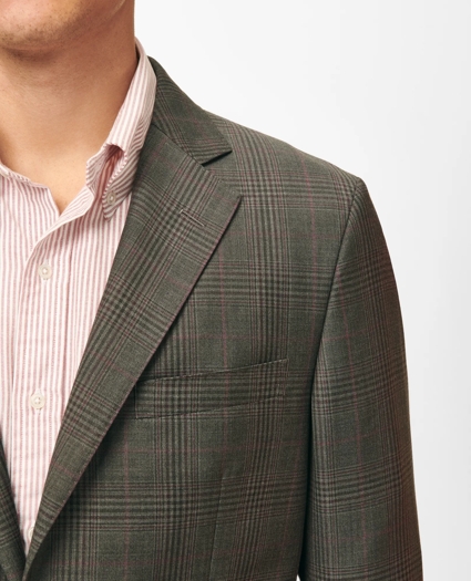Slim Fit Checked Sport Coat in Wool, image 2