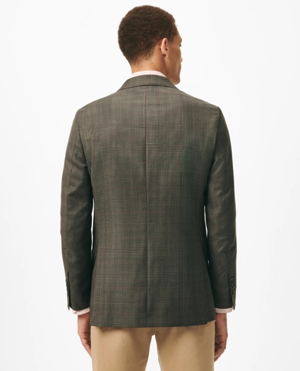 Slim Fit Checked Sport Coat in Wool, image 3