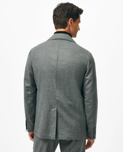 Tailored Shirt Jacket in Wool Flannel, image 4