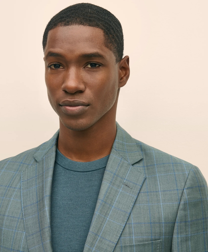 Classic Fit Wool Check Sport Coat, image 2