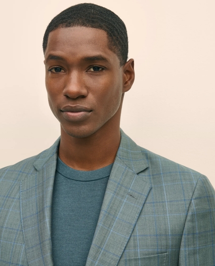 Classic Fit Wool Check Sport Coat, image 2