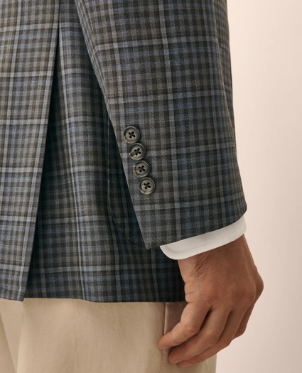 Classic Fit Wool Gingham Sport Coat, image 4