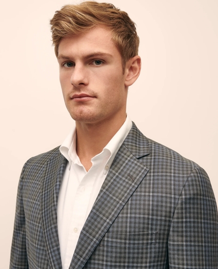 Classic Fit Wool Gingham Sport Coat, image 5