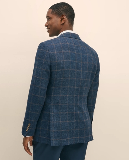 Classic Fit Wool-Linen Hopsack Sport Coat, image 4