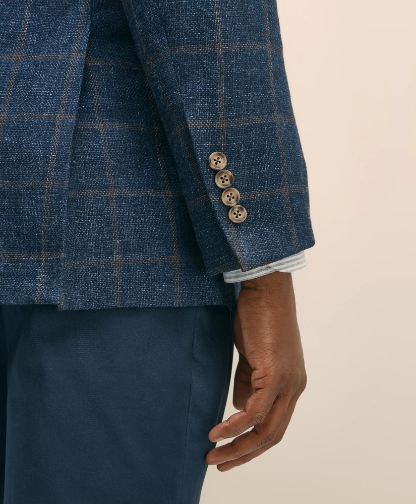 Classic Fit Wool-Linen Hopsack Sport Coat, image 5
