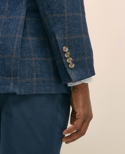 Classic Fit Wool-Linen Hopsack Sport Coat, image 5