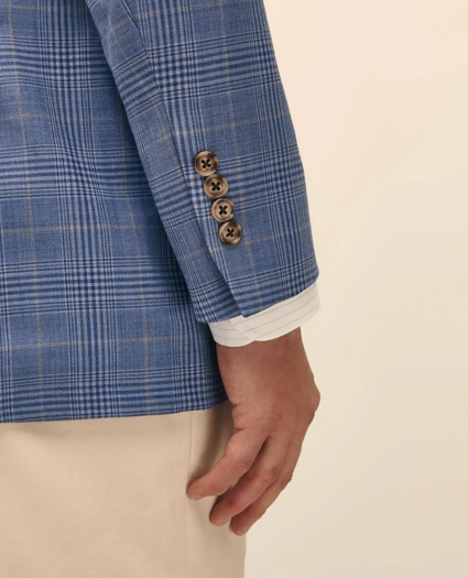 Traditional Fit Wool Overcheck Sport Coat, image 4