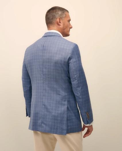 Traditional Fit Wool Overcheck Sport Coat, image 5