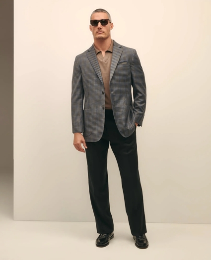Traditional Fit Wool Gingham Sport Coat, image 2