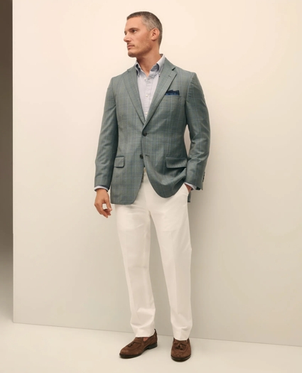 Traditional Fit Wool Check Sport Coat, image 2