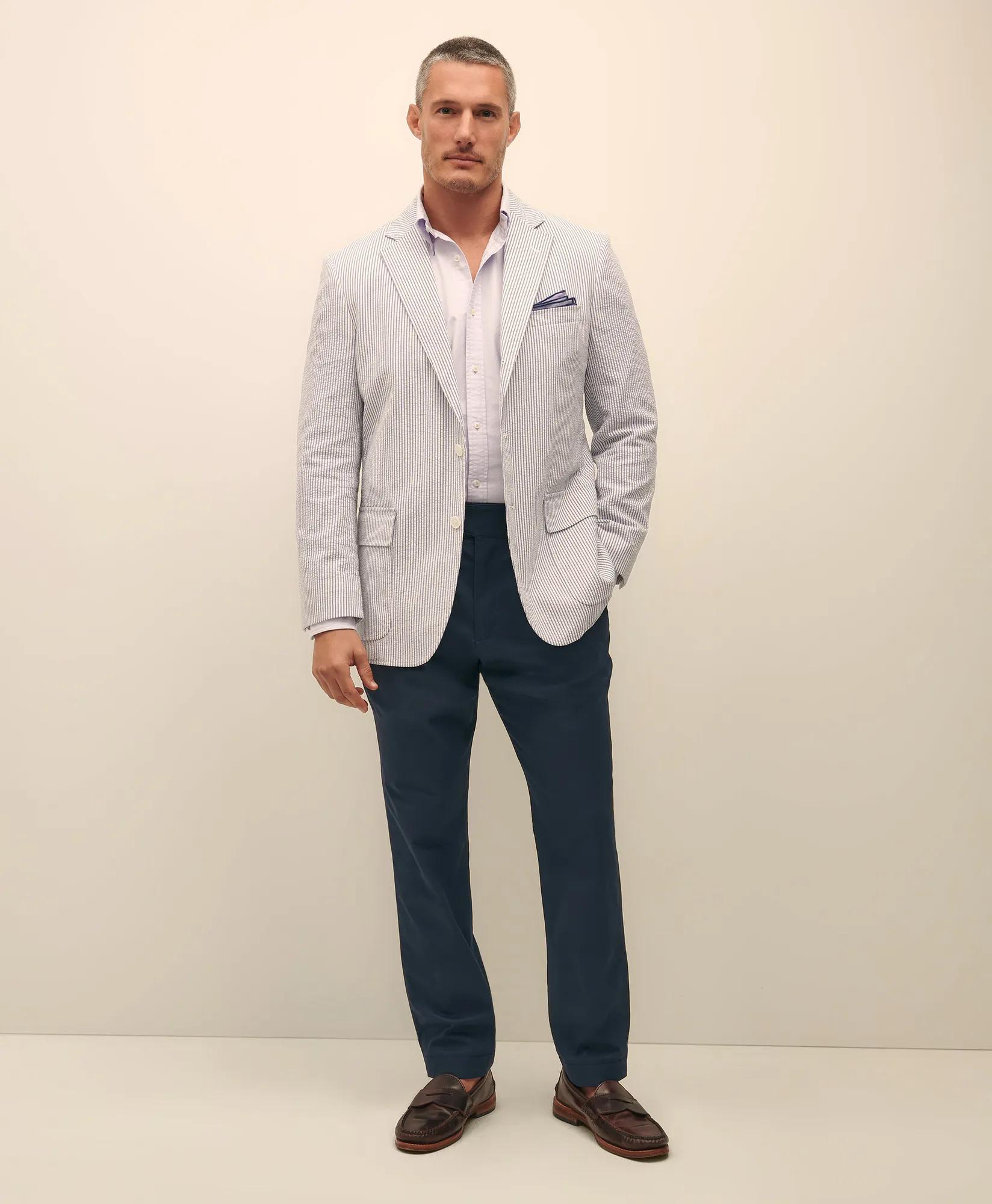 The No. 1 Sack Sport Coat in Cotton Seersucker