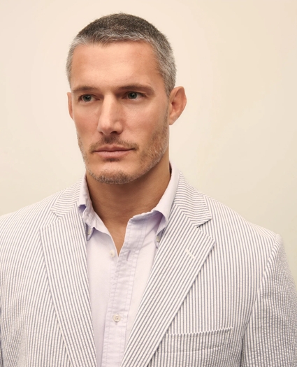 The No. 1 Sack Sport Coat in Cotton Seersucker, image 3
