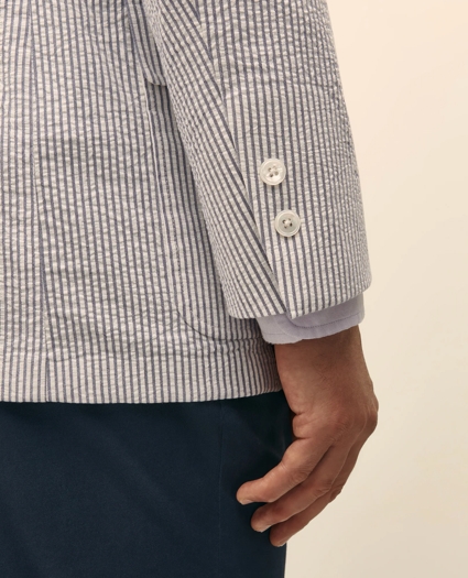 The No. 1 Sack Sport Coat in Cotton Seersucker, image 4