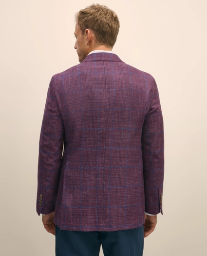 Classic Fit Wool-Linen-Silk Overcheck 1818 Sport Coat, image 4