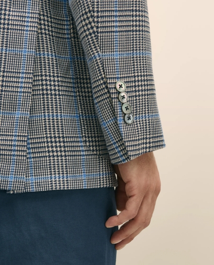 Classic Fit Wool-Linen-Silk Overcheck 1818 Sport Coat, image 5