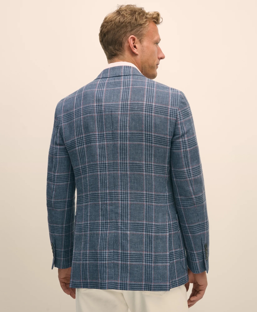 Classic Fit Linen-Silk-Cotton Check 1818 Sport Coat, image 4