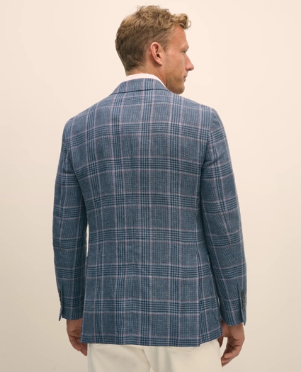 Classic Fit Linen-Silk-Cotton Check 1818 Sport Coat, image 4