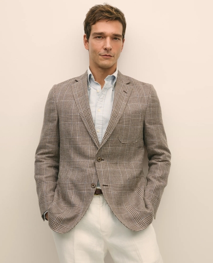 Classic Fit Linen-Silk-Cotton Check 1818 Sport Coat, image 1