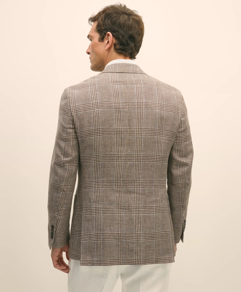 Classic Fit Linen-Silk-Cotton Check 1818 Sport Coat, image 5