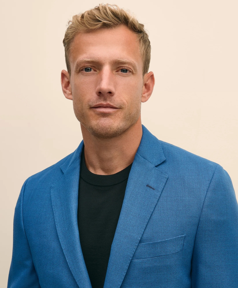 Classic Fit Sport Coat in Hopsack Wool, image 3