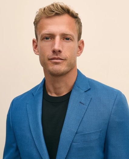 Classic Fit Sport Coat in Hopsack Wool, image 3