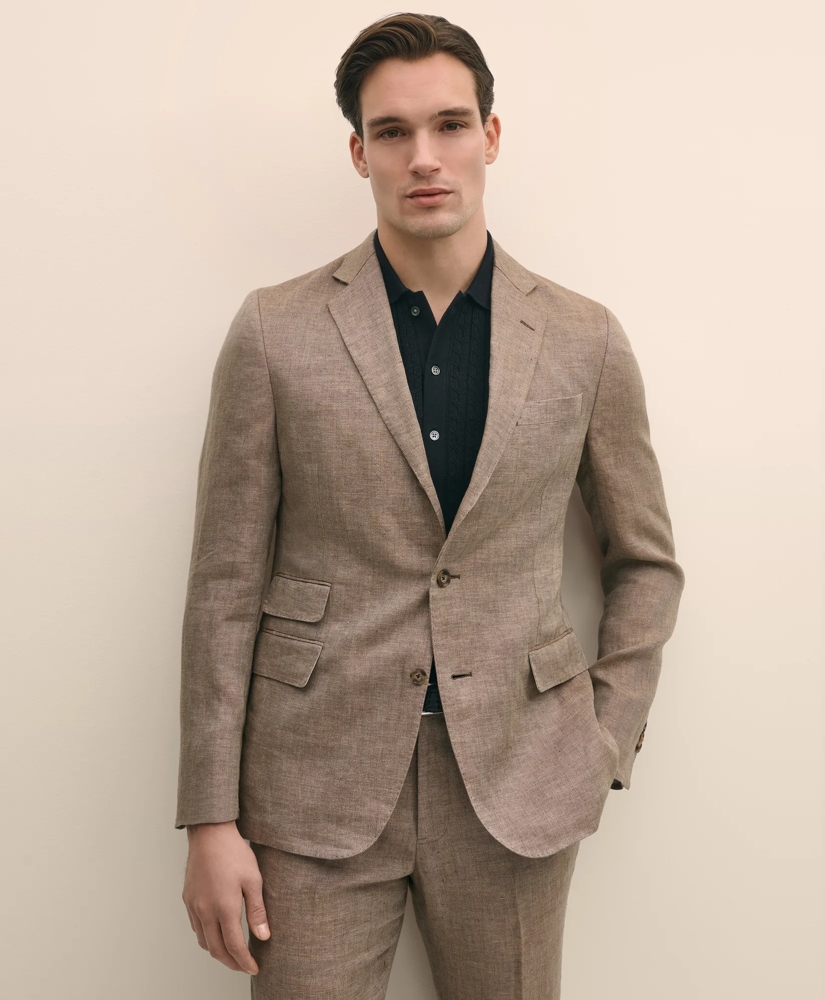 Classic Fit Linen 1818 Herringbone Sport Coat, image 3