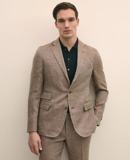 Classic Fit Linen 1818 Herringbone Sport Coat, image 3