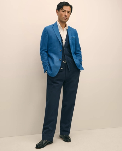 Slim Fit Sport Coat in Hopsack Wool, image 1