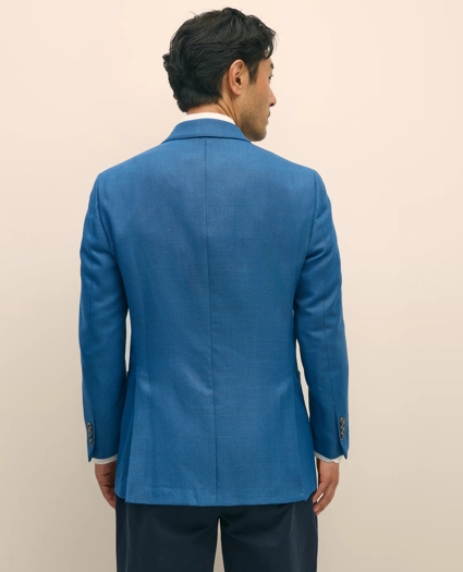 Slim Fit Sport Coat in Hopsack Wool, image 4