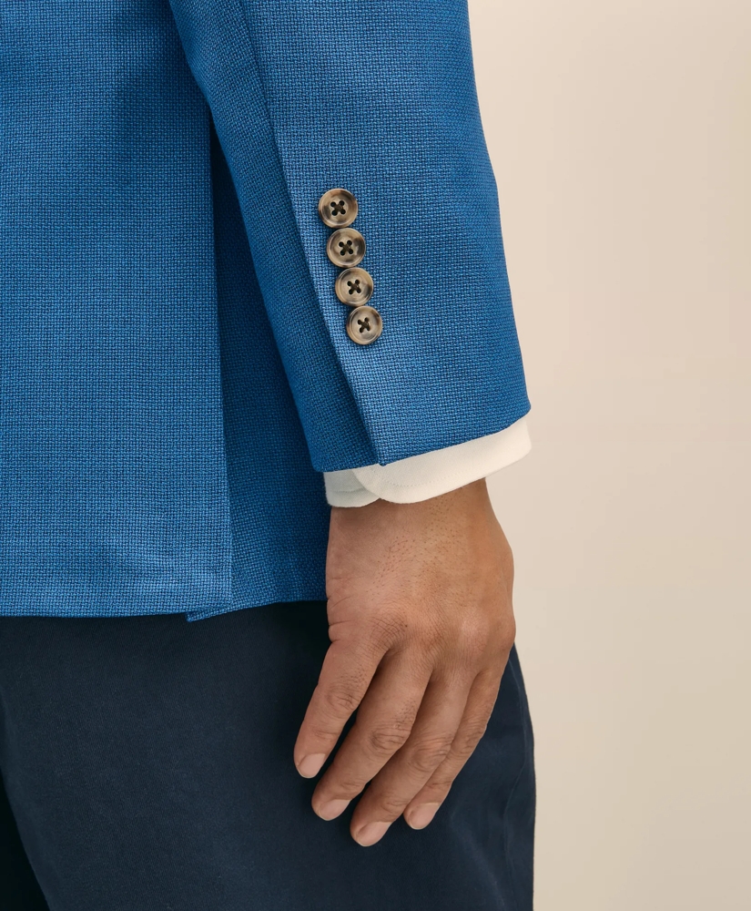 Slim Fit Sport Coat in Hopsack Wool, image 5