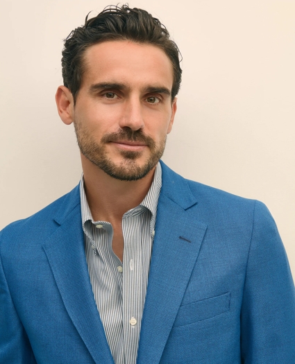 Traditional Fit Sport Coat in Hopsack Wool, image 4