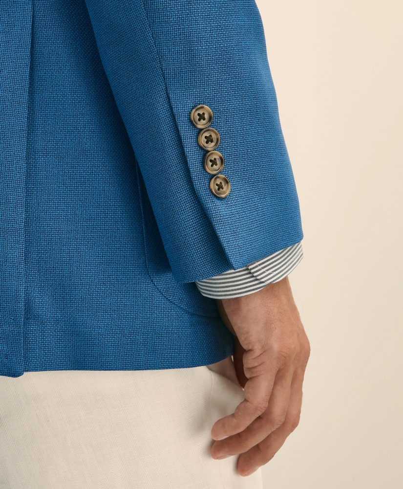 Traditional Fit Sport Coat in Hopsack Wool, image 5